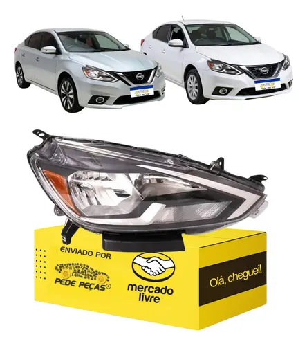 Farol Nissan Sentra 2017 2018 2019 2020 Sv S Sl