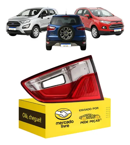 Lanterna Da Tampa Ford Ecosport 2013 2014 2015 2016 2017 L.d Vermelho