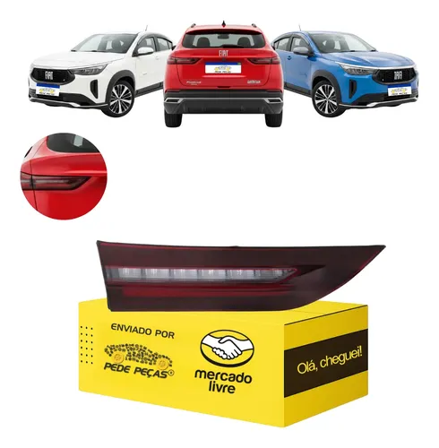 Lanterna Mala Fiat Fastback 2023 2024 2025 2026 Full Led L.e Esquerdo/motorista Fumê