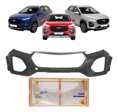 Parachoque Dianteiro Chery Tiggo 3x 2021 2022 2023 Novo Preto