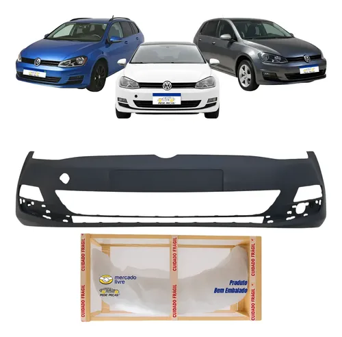 Parachoque Dianteiro Vw Golf 2014 2015 2016 2017 Preto