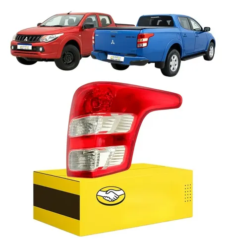 Lanterna L200 Triton Gls Gl 2017 18 19 20 21 22 A 2025 Ld Direito/passageiro Vermelho