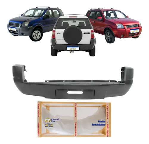 Parachoque Traseiro Xl Xls Xlt Ford Ecosport 2003 A 2007