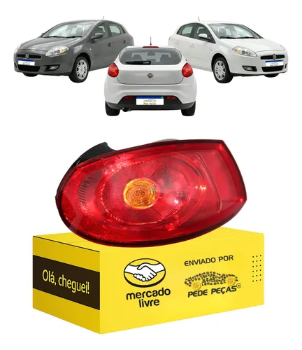 Lanterna Bravo 2011 12 13 2014 Absolute Essence Sporting L.d Direito/passageiro Vermelho