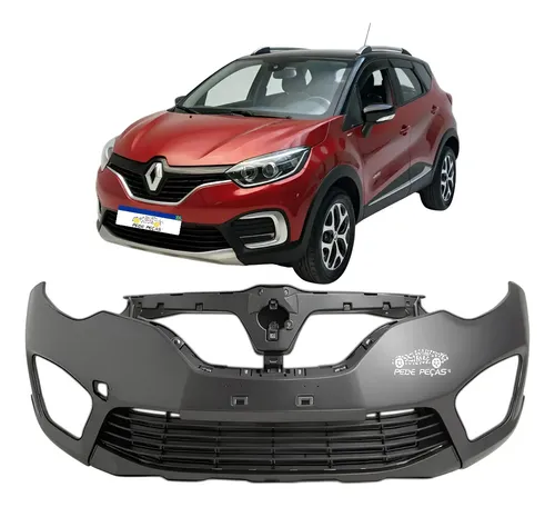 Parachoque Dianteiro Renault Captur 2017 2018 2019 2020 2021 Preto
