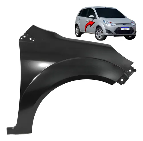 Paralama Ford Fiesta 2011 2012 2013 Lado Direito Novo Preto Direito
