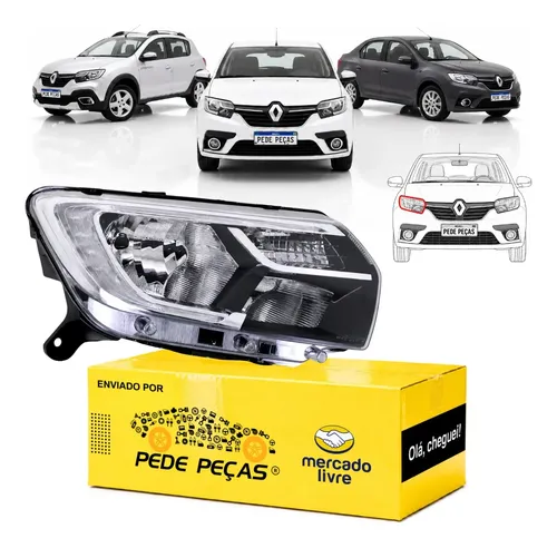 Farol Stepway Iconic Intense Zen 2020 A 2025 C/led Novo Ld Direito/passageiro