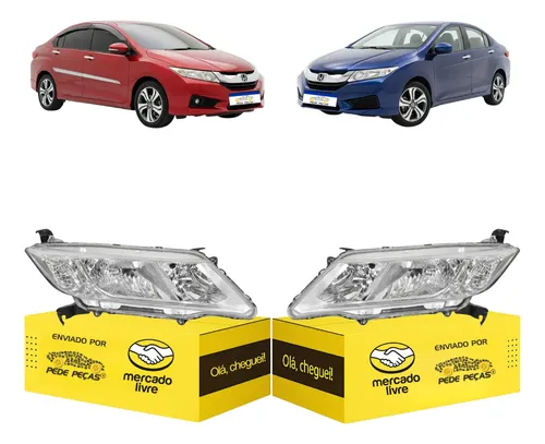 Par Farol Sinaleira Honda City 2015 2016 2017 Ambos Lados