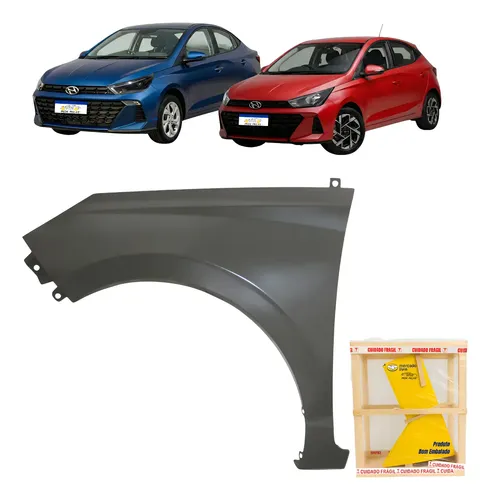 Paralama Hb20 Hatch Sedan 2023 2024 2025 2026 Novo L.e