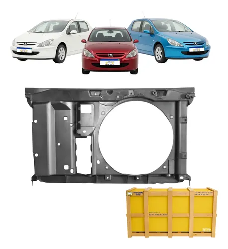 Quadro Radiador Peugeot 307 1.6 2002 03 04 2005 2006 Com Ar