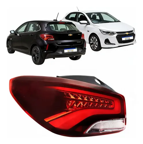 Lanterna Le Gm Onix Hatch 2020 2021 2022 2023 A 2025 C/ Led Esquerdo/motorista Esquerdo