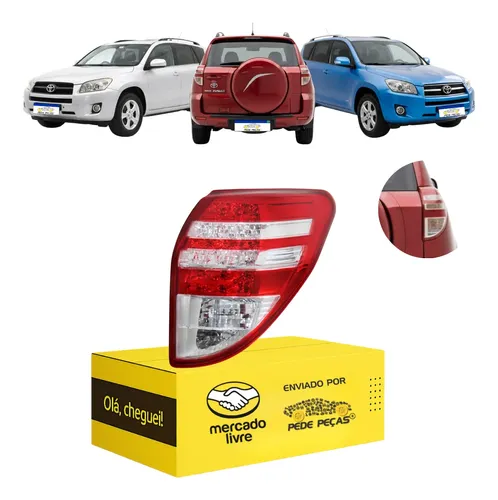 Lanterna Sinaleira Toyota Rav4 2009 2010 2011 2012 C/led L.d Direito/passageiro Cristal