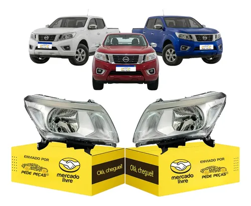 Par Sinaleira Nissan Frontier 2018 2019 2020 2021 Cromado Ambos Lados