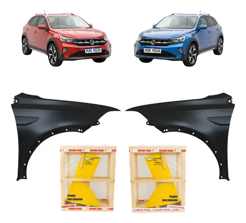 Par Paralama Volkswagen Nivus 2020 21 22 23 24 25 26 2027