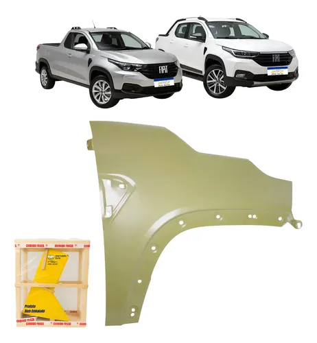 Paralama Fiat Strada 2020 2021 2022 2023 2024 2025 Novo Ld