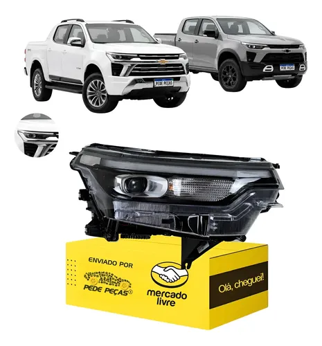 Farol Gm S10 Trailblazer 2025 A 2027 Full Led Trail Z71 Ld Direito/passageiro