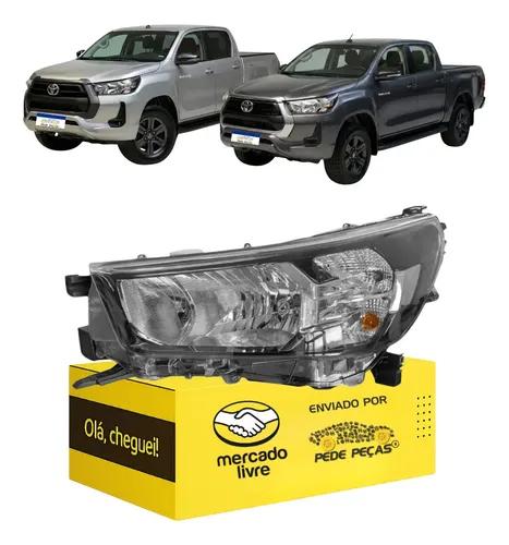 Farol Hilux 2021 2022 2023 2024 25 2026 S/led Esquerdo Esquerdo/motorista