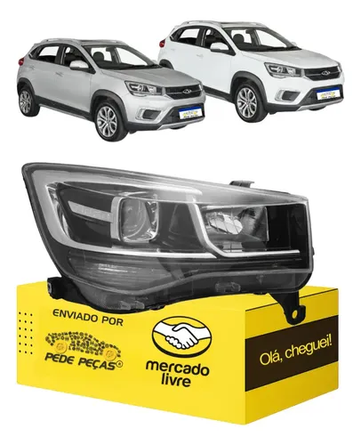 Farol Sinaleira Chery Tiggo 2 Led 2018 A 2021 Novo Ld Direito/passageiro
