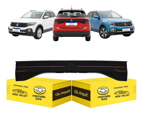 Lanterna Central T-cross 2019 2020 2021 22 23 2024 Nova Ambos Lados Fumê