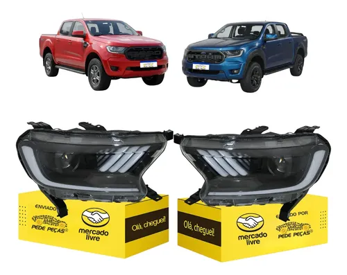 Par Farol Ranger Mustang 2017 2018 2019 2020 2021 2022 2023 Ambos Lados