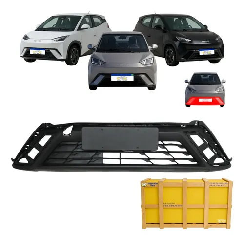 Spoiler Inferior Byd Dolphin Mini 2024 2025 2026 Texturizado Preto