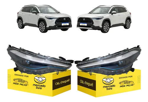 Par Farol Sinaleira Corolla Cross 2021 2022 2023 2024 Hybrid Ambos Lados