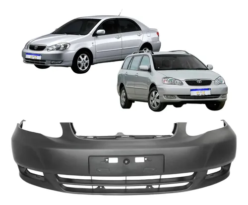 Parachoque Toyota Corolla Fielder 2003 2004 2005 2006 07 08 Preto