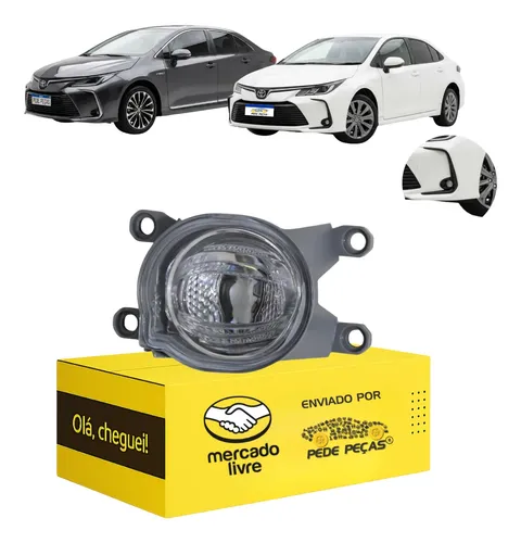 Farol Milha Cibié Toyota Corolla 2020 21 22 23 A 2026 Led Le Cristal