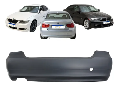 Parachoque Traseiro Bmw Serie 3 2009 A 2012 Sem Furo Sensor