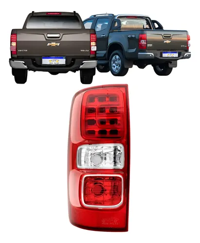 Lanterna S10 2013 2014 2015 2016 2017 2018 A 2024 C/led Le Esquerdo/motorista Vermelho