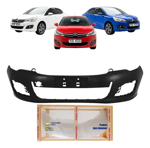 Parachoque Citroen C4 Lounge 2013 2014 2015 16 17 2018 Novo Preto