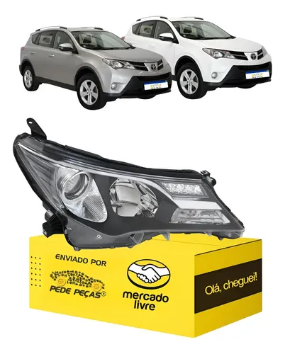 Farol Sinaleira Toyota Rav4 2013 2014 2015 Elétrico C/led Ld Direito/passageiro