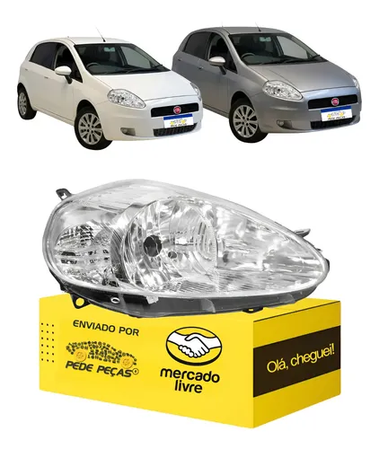 Farol Fiat Punto 2007 2008 2009 2010 2011 2012 Direito Direito/passageiro