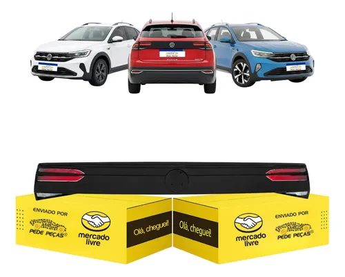 Lanterna Central Vw Nivus 2020 21 22 23 24 A 2026 Nova Ambos Lados Fumê
