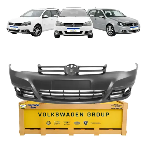 Parachoque Vw Golf 2008 A 2011 2012 2013 Original C/f Milha Preto