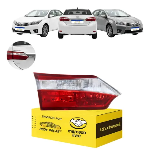 Lanterna Sinaleira Tampa Corolla Xei 2015 16 2017 C/led L.e Esquerdo/motorista Cristal