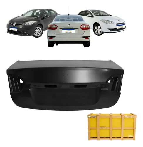 Tampa Traseira Renault Fluence Dynamique 2011 A 2018 Novo Preto