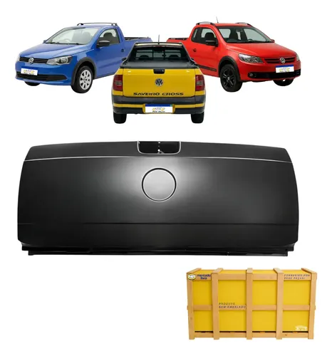 Tampa Traseira Saveiro G5 G6 2009 2010 11 12 13 14 15 2016 Preto