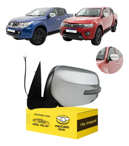 Retrovisor Mitsubishi L200 Triton 2017 A 2021 C/pisca Le