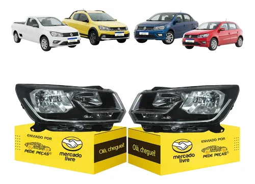 Par Farol Gol Voyage G8 Saveiro G7 2017 18 19 20 21 22 23 Ambos Lados