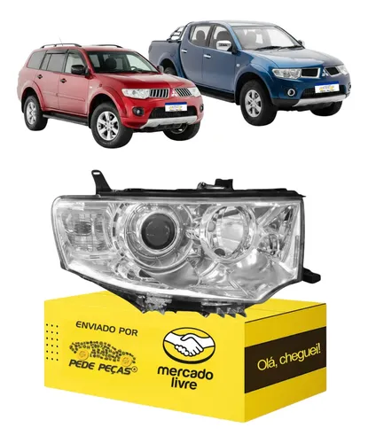 Farol Mitsubishi L200 Triton Hpe 2013 2014 2015 A 2017 Ld Direito/passageiro