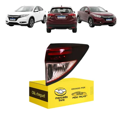 Lanterna Traseira Honda Hrv 2017 2018 Rosa C/led Direita Direito/passageiro Rosa