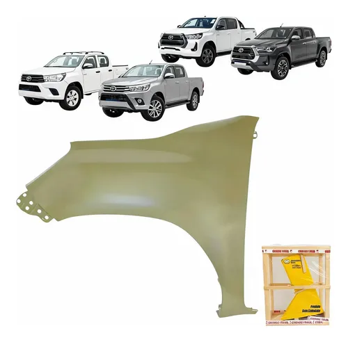 Paralama Toyota Hilux 2016 2017 2018 2019 2020 2021 22 23 Le