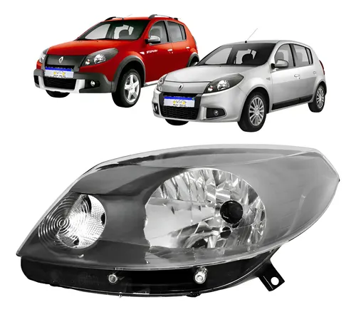 Farol Renault Sandero Stepway 2012 2013 2014 Novo Le Esquerdo/motorista