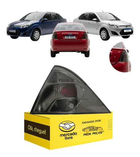 Lanterna Ford Fiesta Sedan 2011 12 13 2014 Fume Nova L.d Direito/passageiro Fumê