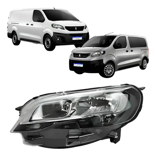 Farol Peugeot Expert 2018 2019 2020 2021 2022 A 2024 Novo Le Esquerdo/motorista