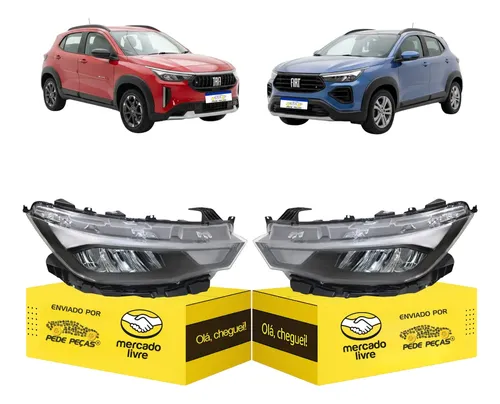 Par Farol Sinaleira Fiat Pulse Audace 2022 2023 A 2026 C/led Ambos Lados