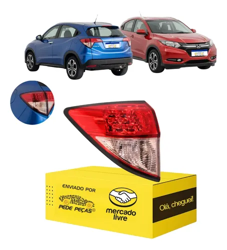 Lanterna Honda Hrv 2015 16 17 2018 C/led Nova Canto L.e Esquerdo/motorista Cristal