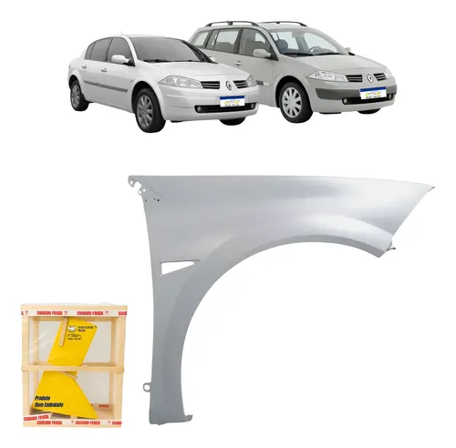 Paralama Direito Renault Megane 2006 07 08 09 10 11 12 2013