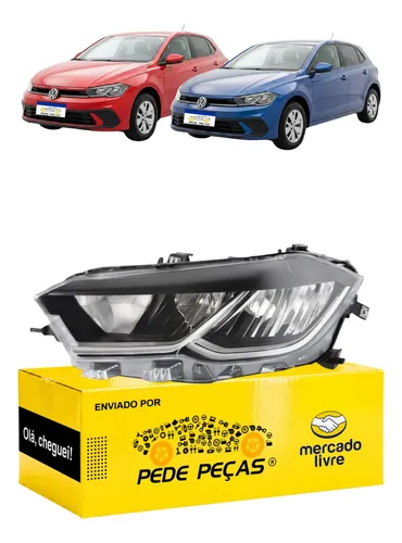 Farol Volkswagen Polo Full Led 2023 24 25 2026 C/avaria Le Esquerdo/motorista